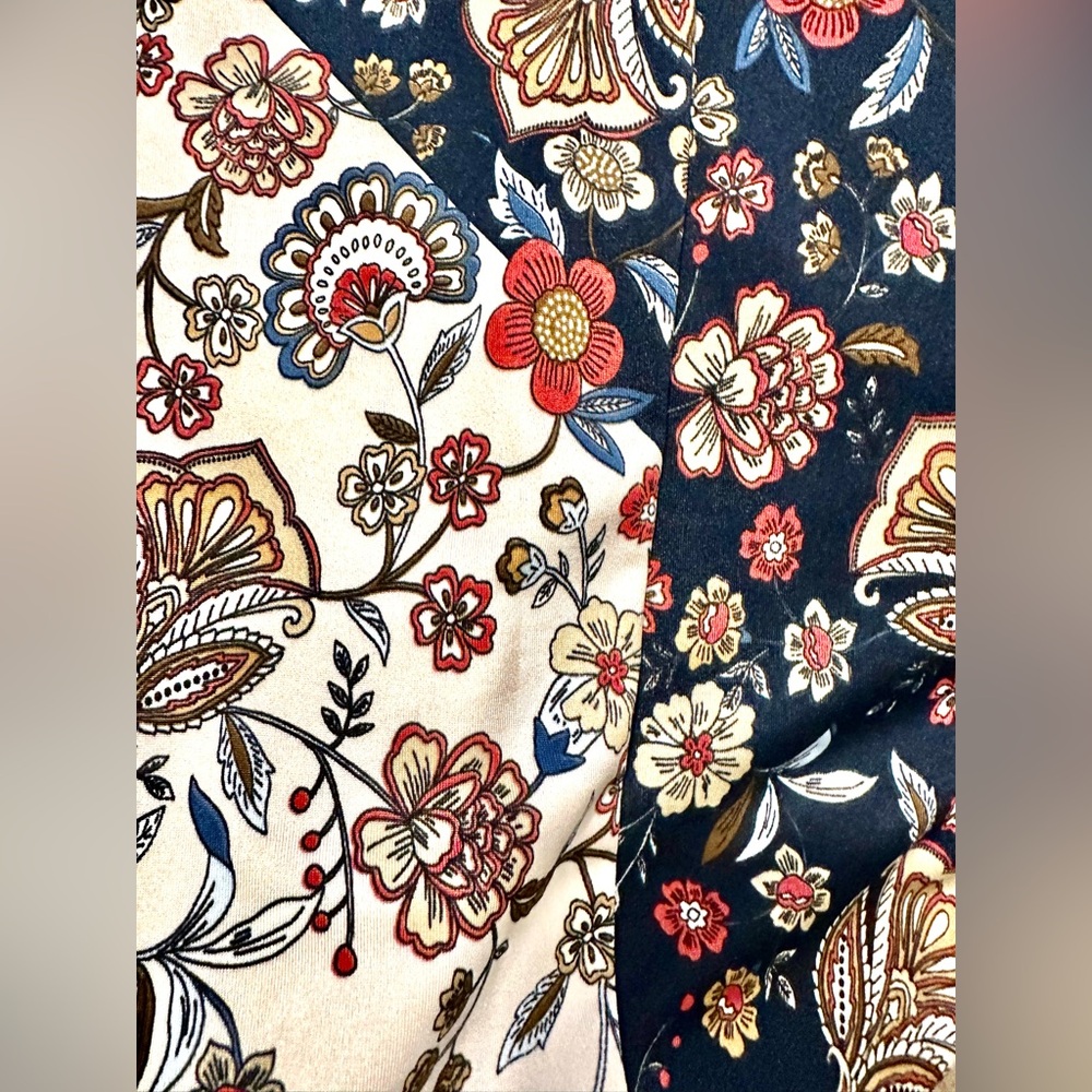Westport women’s Floral Print cold shoulder top - Picture 3 of 6